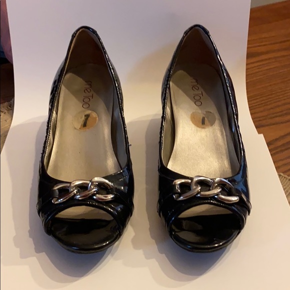 Sz 7 Me Too Navy Heels - Picture 3 of 4